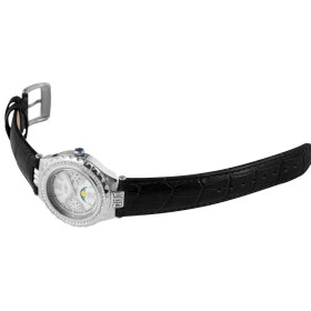 Analog Damenuhr Lederband schwarz Just Uhren JU126