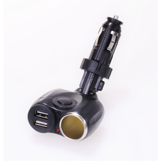 Steckdose mit 2 USB Anschlüssen Autozubehör Elektro Filmer 36665