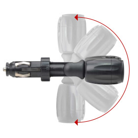 Steckdose mit 2 USB Anschlüssen Autozubehör Elektro Filmer 36665
