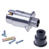 Stecker 7 polig Metall silber 98 x 35 x 50 mm Stromversorgung Anhänger 12 Volt Filmer 36669