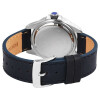 Analog Damenuhr Just Lederband blau Quartzwerk Ziffernblatt blau