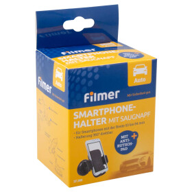 Smartphone-Halter Saugfuß Anti-Rutsch-Pad 360° Halterung
