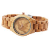 Excellanc 1800157-001 Damenuhr aus Holz in hellbraun - Analog