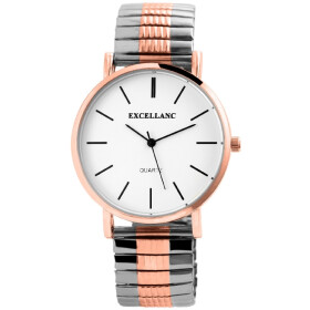 Herrenuhr Armbanduhr Edelstahl Zugband bicolor Analog...