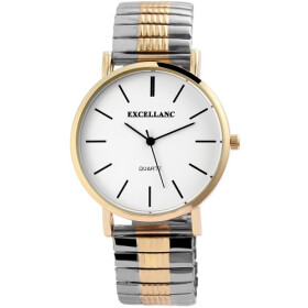 Herrenuhr Armbanduhr Edelstahl Zugband bicolor Analog...