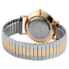 Herrenuhr Armbanduhr Edelstahl Zugband bicolor Analog Quartzwerk