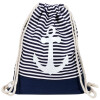 Cham Cham 36000148-005 Textil Rucksack Maritim DUNKELBLAU 40 x 32 cm 65% Polyester 35% Baumwolle