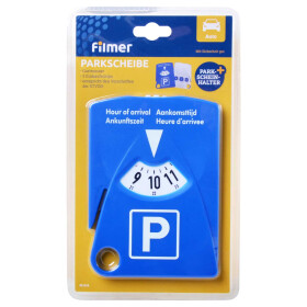 Parkscheibe Gurtschneider Parscheinhalter 3 Einkaufchips 4 in 1 Autozubehör Filmer 38034