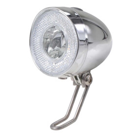 Fahrrad LED Batterie Scheinwerfer Frontlicht 3W Retro Design Fahrradzubehör Beleuchtung Filmer 40027