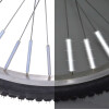 Fahrrad Speichenreflektoren silber 10er-Set Fahrradzubehör Beleuchtung Filmer 40045