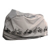 Fahrradgarage Fahrrad Wetter Schutzhülle 110x200cm silber wasserdicht