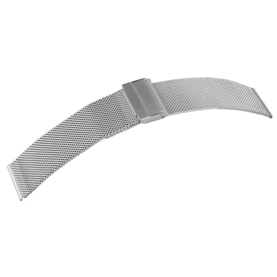 Edelstahl Meshband 8100098-240 silberfarben 24 mm Bandbreite