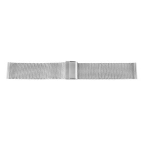 Edelstahl Meshband 8100098-240 silberfarben 24 mm Bandbreite