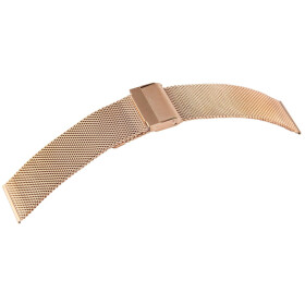 Edelstahl Uhren Meshband rosegoldfarben 22 mm Stegbreite...
