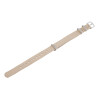 Uhrenarmband aus Nylon Breite 16 mm beige Dornschließe Edelstahl