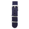 Uhrenarmband aus Nylon in blau Bandbreite 14 mm