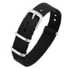 Uhrenarmband 8600004-160 aus Nylon in schwarz 16 mm