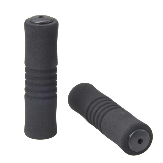 Fahrradgriffe Soft Griffe 5 Rillen schwarz Fahrradzubehör Lenkergriffe Filmer 41203