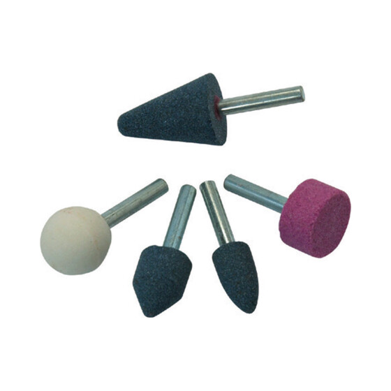 Mini Bohrmaschinen Schleifstein Set 5-tlg Werkzeug Bastelbedarf ToolTech 10156
