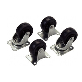 Rollen 4er Set 40mm max. 20kg 2x Lenkrolle 2x Bockrolle...