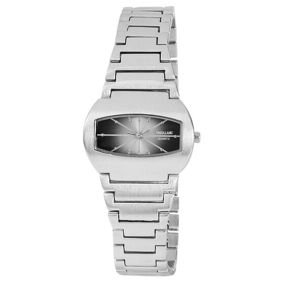 Analog Damenuhr Armbanduhr Edelstahl Gliederarmband silberfarben Quartzwerk