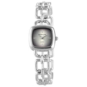 Excellanc 180423000038 Analog Damenuhr mit Metallarmband...