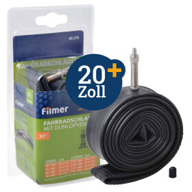 Fahrradschlauch 20" x 1,75/2,125 Dunlop Ventil...