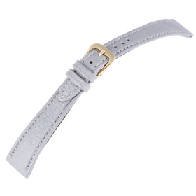 Leder Uhrenband Armband grau 14 mm Ansatzbreite...