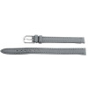 Damen 813215150108 Echtlederband in grau 8 mm Stegbreite