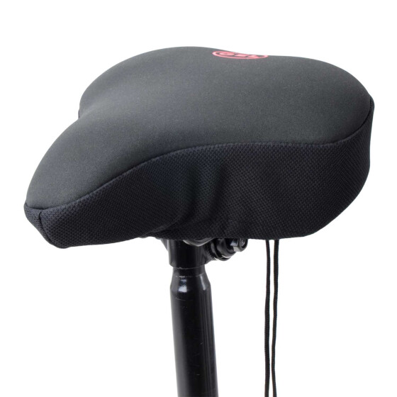 Satteldecke Gel Tour Reflexstreifen breiter Fahrradsattel schwarz Fahrradzubehör Sattel Filmer 47008