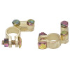 Filmer 50327 Batteriepolklemmen Set - goldfarben