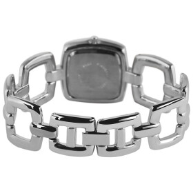 Damenuhr Edelstahl Armband silberfarben Ziffernblatt blau Analog Quartz