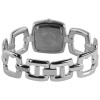 Damenuhr Edelstahl Armband silberfarben Ziffernblatt blau Analog Quartz