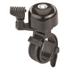 Prophete 5051 MTB Fahrradglocke / Klingel mit Alu-Deckel und Universal-Halterung - schwarz