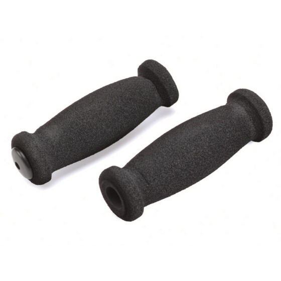 Fahrrad Soft Lenkergriffe mit Stopfen schwarz Fahrradzubehör Griffe Prophete 5560