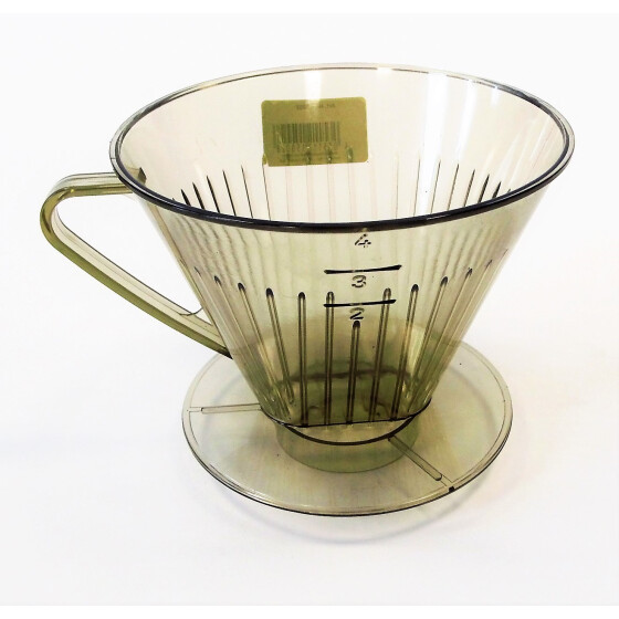 Schulz Kaffeefilterhalter / Kaffee Filterhalter - Polystyrol Kunststoff - topas