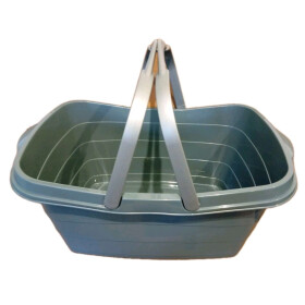 Wäschewanne mit Bügel / Einkaufswanne 60x37,5x28cm - diverse Farben