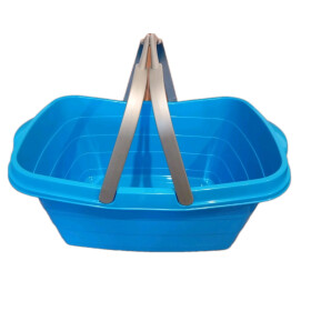 Wäschewanne mit Bügel / Einkaufswanne 60x37,5x28cm - diverse Farben