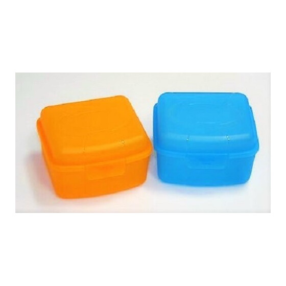 Snack Box Obst Proviantbox 0,9 Liter 13x12x8cm - diverse Farben Haushalt Gastrobedarf Schulz 441120