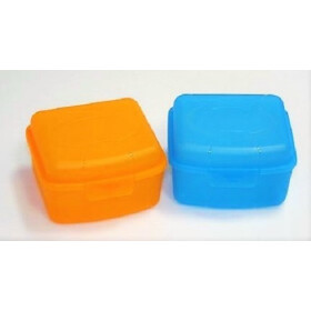 Snack Box Obst Proviantbox 0,9 Liter 13x12x8cm - diverse...