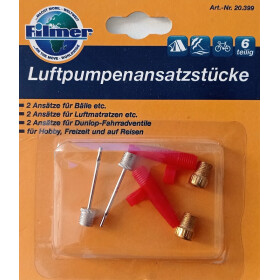 Luftpumpen Ansatzstücke - 6-teilig Freizeitbedarf...