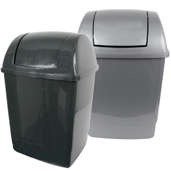 Abfalleimer mit Schwingdeckel, 26L, 49x32,5x28,5cm,