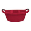 Centi Kunststoff Wanne dunkelrot 25 Liter 62 x 43 x 27 cm ovale Form