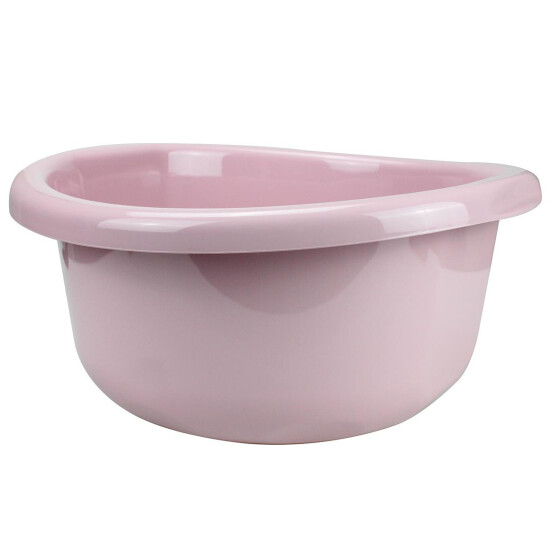 Kunststoff-Schüssel LUZERN rund - 11 Liter - pastellrosa - 37 x 18 cm