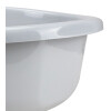 Centi Kunststoff-Schüssel LUZERN rund - 15 Liter - hellgrau - 42 x 19,7 cm