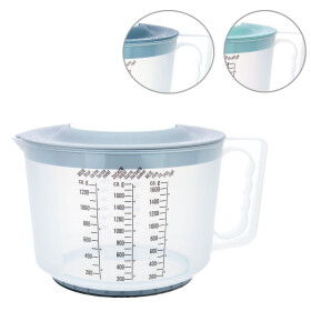 Messbecher Mixbecher 3-in-1 ca. 2 Liter 18x14cm...