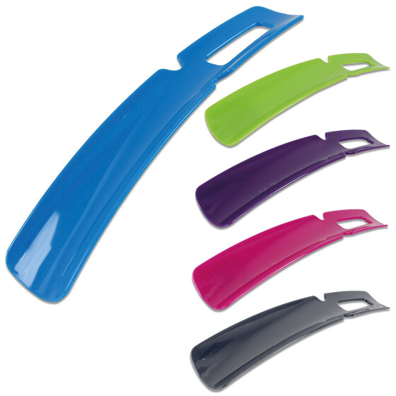 Centi Kunststoff Schuhlöffel klein farbig ca. 20 x 16,3 x 4 cm,