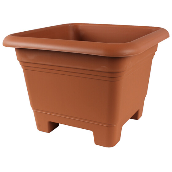 Livinja Pflanzkübel JULIA, 37,5 x 37,5 cm, H= 28,4 cm  terra Polypropylen