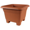 Livinja Pflanzkübel JULIA, 37,5 x 37,5 cm, H= 28,4 cm  terra Polypropylen