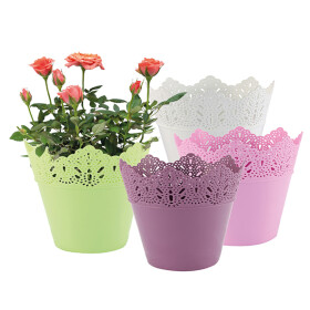 Centi Kunststoff Pflanzkübel PARIS d(oben)= 12 cm,...